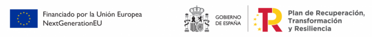 Financiado por la Unión Europea - Next geenration EU - Gobierno de España - Plan de recuperación transformación y resiliencia